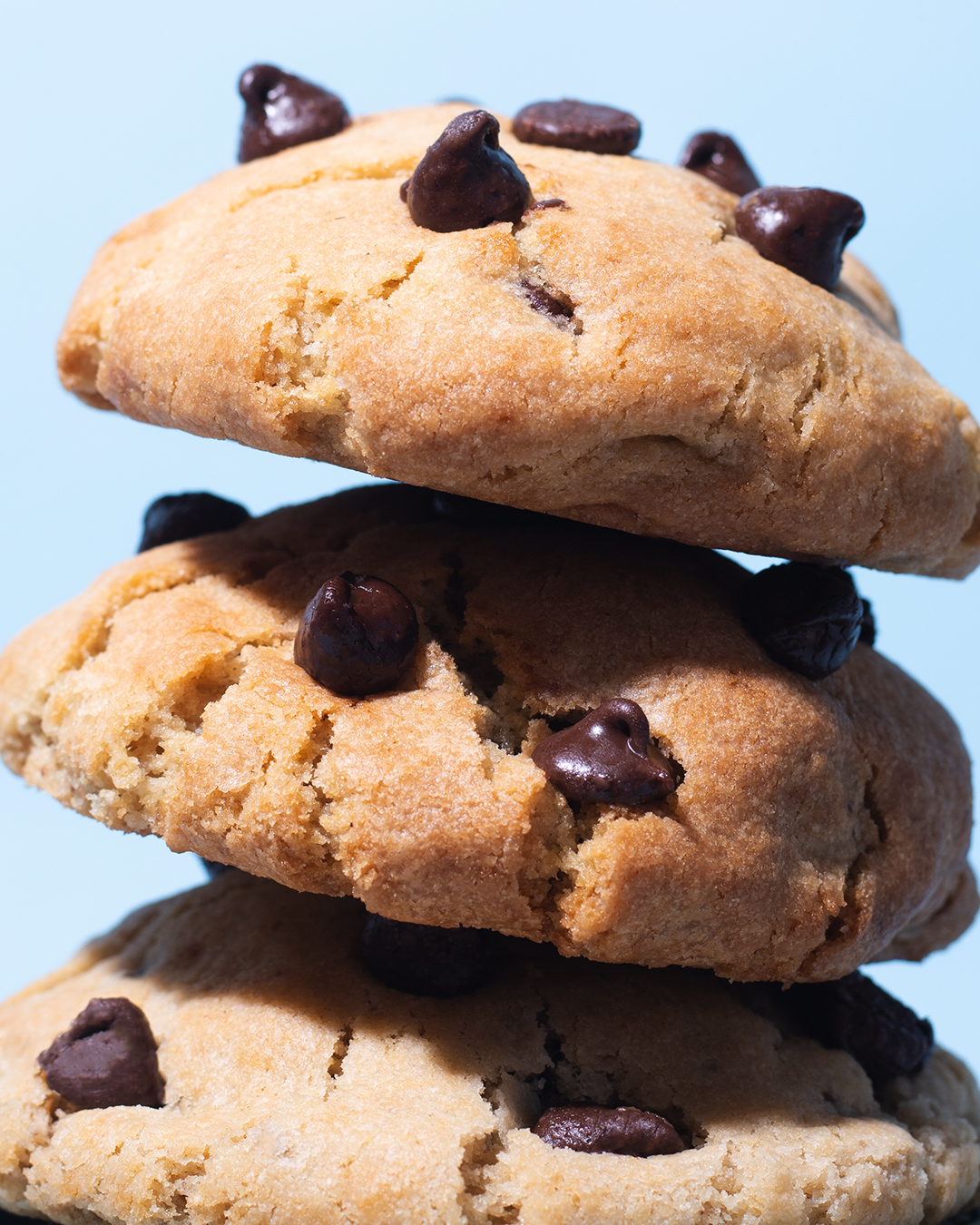 Detalle chocolate belga en cookie artesanal Querétaro