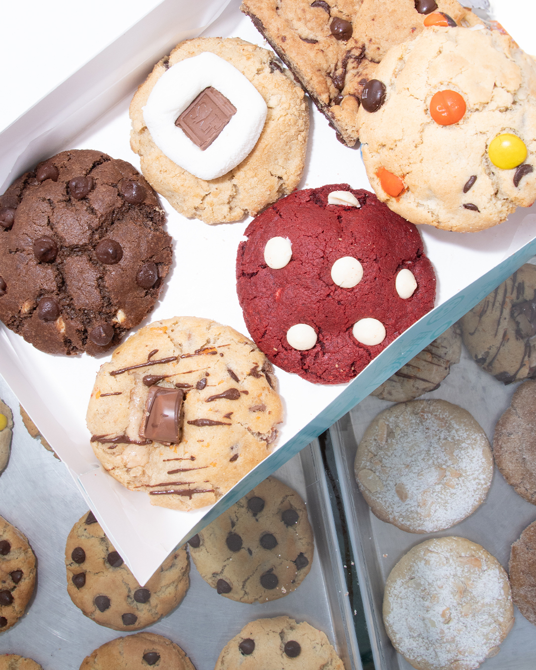 Cookies frescas horneadas al momento en Querétaro