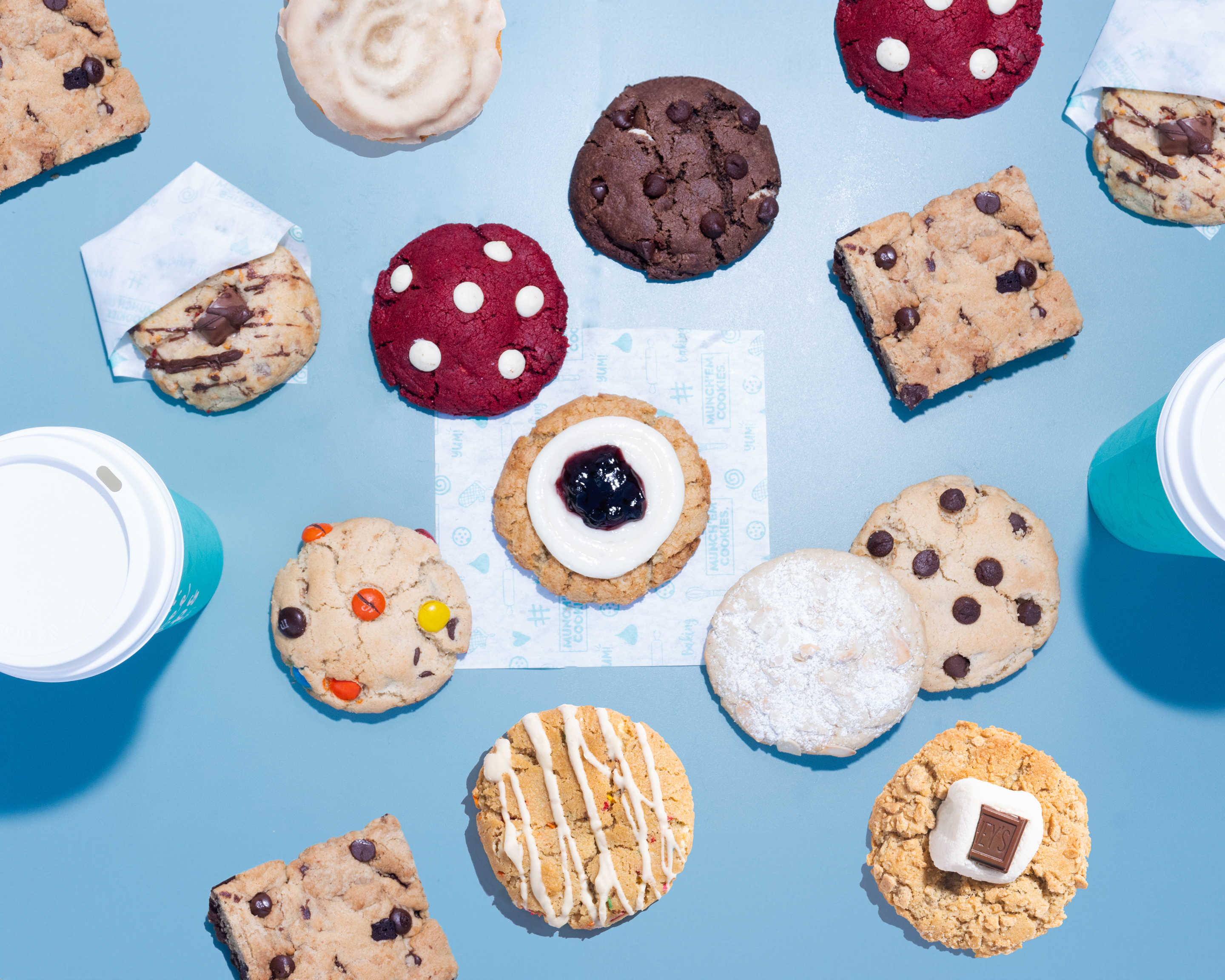 Cookies artesanales Munch'em en Querétaro — variedad de sabores premium